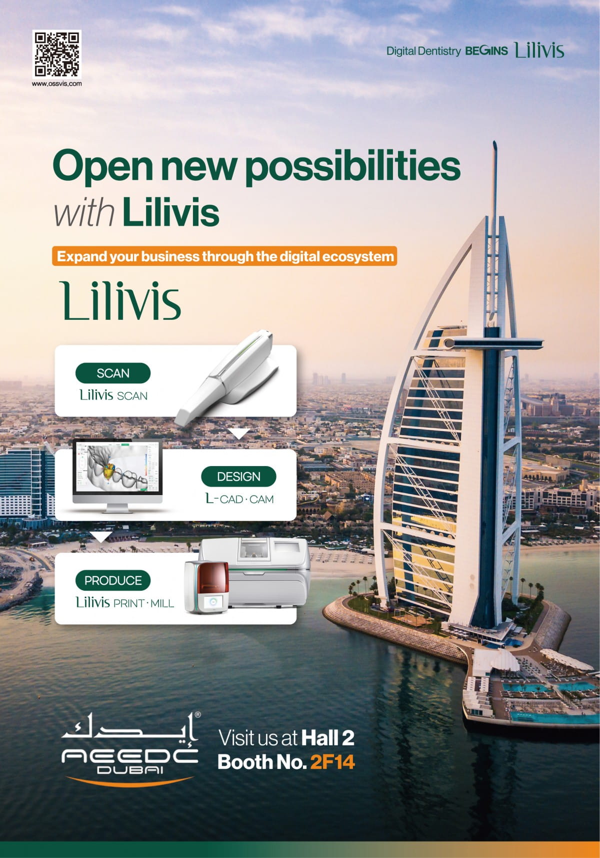 Lilivis high-precision digital dental solutions at AEEDC 2026