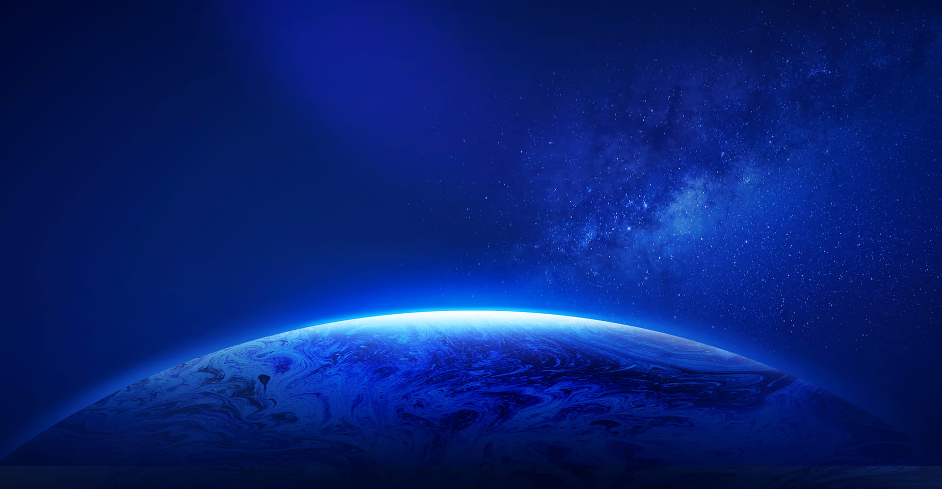 a photo of earth viewed from space