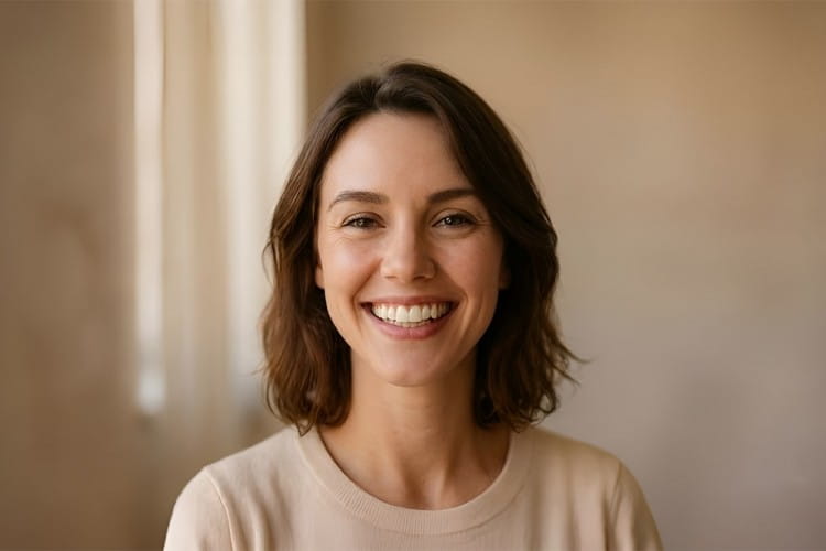 Digital interface showing the Lilivis personalized smile design process for functional and aesthetic harmony