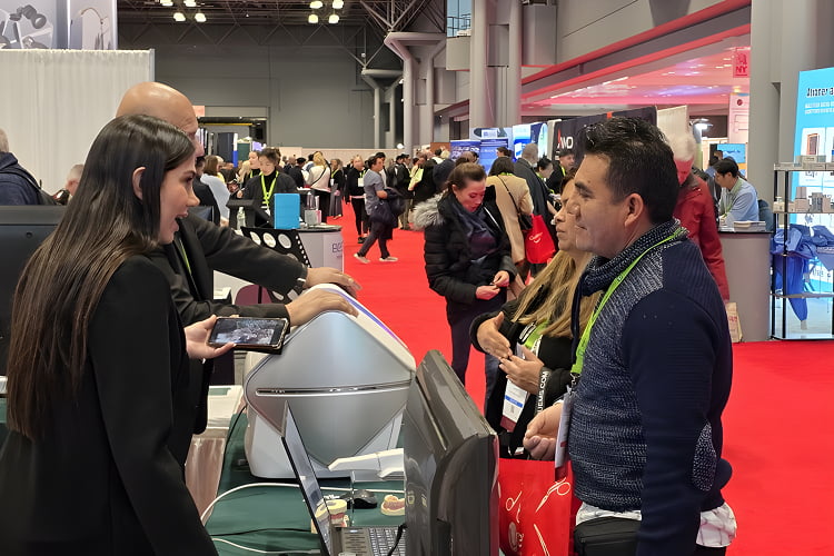 Lilivis digital dental solutions booth at World Dental Show 2024