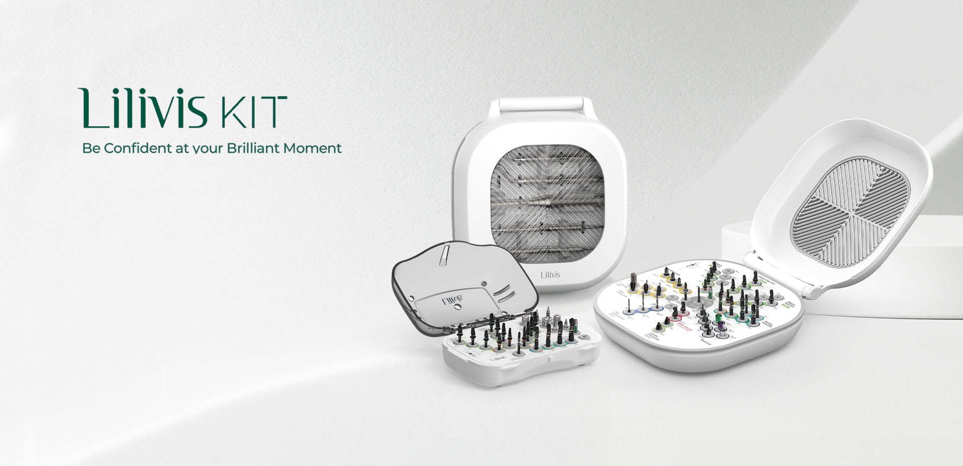 Lilivis digital guide surgical kit with precise drilling instruments for dental implant placement